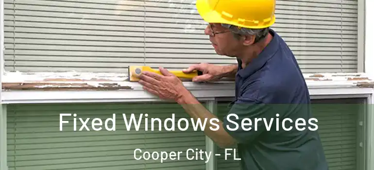  Fixed Windows Services Cooper City - FL