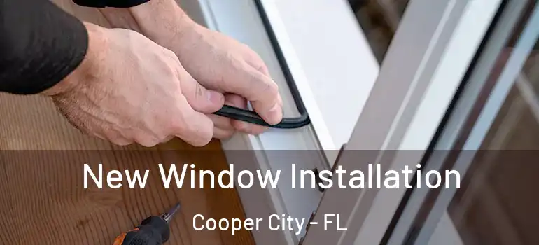  New Window Installation Cooper City - FL