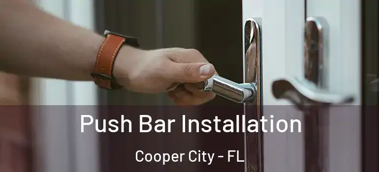  Push Bar Installation Cooper City - FL