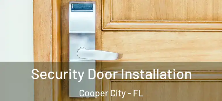  Security Door Installation Cooper City - FL