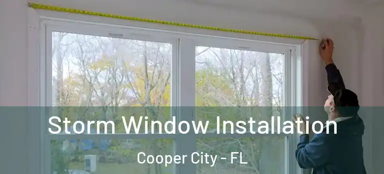  Storm Window Installation Cooper City - FL