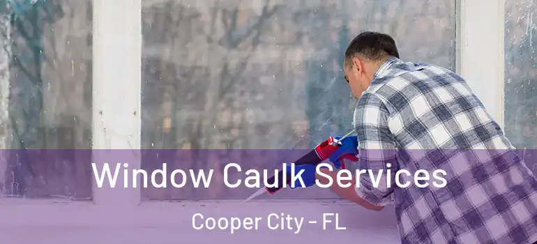  Window Caulk Services Cooper City - FL